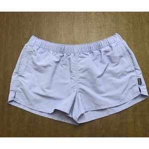 WOMENS PATAGONIA BARELY BAGGIE SHORTS SZ LARGE LAVENDER